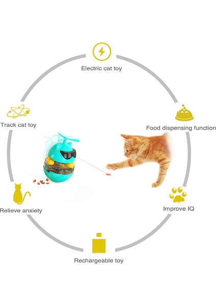 Chance Petcastle USB Şarjlı Pikap Kedi Oyuncağı (Yurt Dışından)