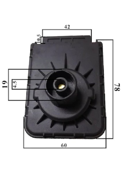 Ikon 3 Yollu Vana Motoru, Demir Döküm Kombi Vana Motoru,  T70 220V 25W, IP44, Kombi Vana Motoru, Step Motor, 3VANA