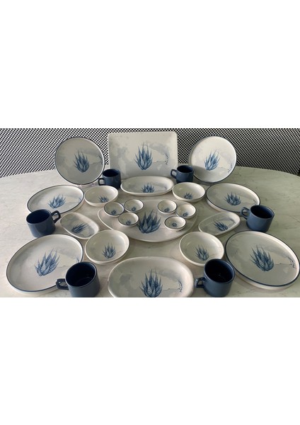 28 Parça Blue Magic Kahvaltı Takımı