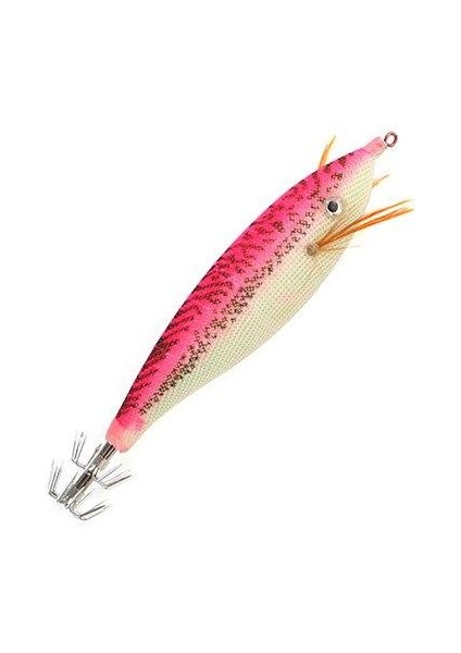 Profısher Kalamar Sahtesi 11CM 14,7gr Fosforlu Boncuklu Sert Yem Pembe