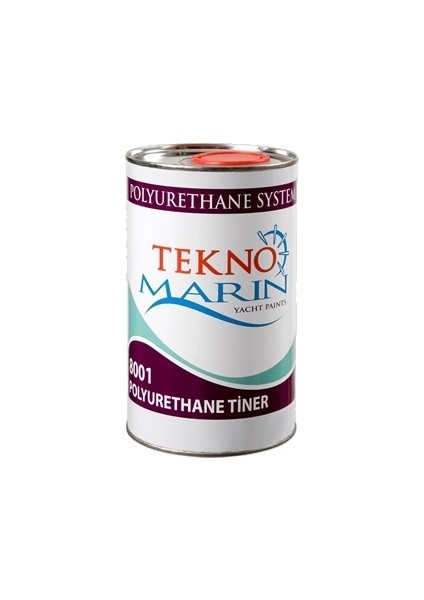 Teknomarin Poliüretan Boya için Tiner 1kg (Orta)