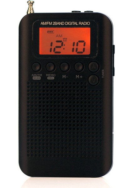 HRD-104 Taşınabilir Am / Fm Stereo Radyo Cep 2-Band (Yurt Dışından)