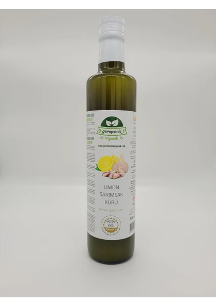 Germencik Organik Limon Sarımsak Kürü 500 ml Germencik Organik