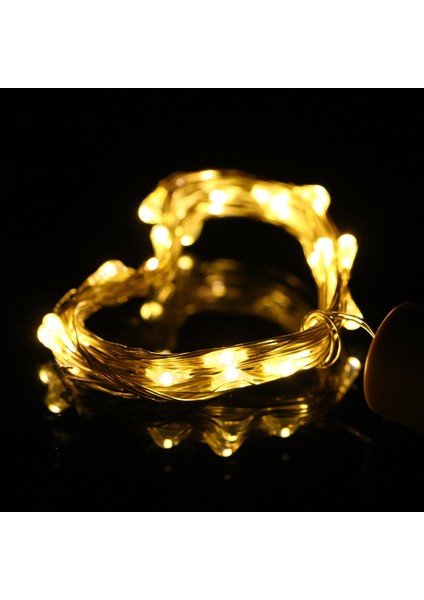 4.5 V 1.2 W 2 M 20 LED Bakır Tel Peri Dize Işık Sıcak (Yurt Dışından)