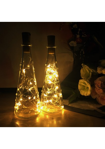 4.5 V 1.2 W 2 M 20 LED Bakır Tel Peri Dize Işık Sıcak (Yurt Dışından)