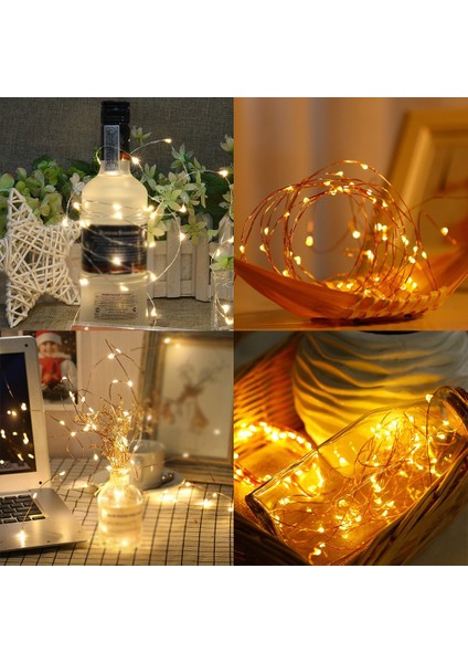 Kare Güneş Enerjisi Işık 2M20LS Şarap Şişesi Dekor (Yurt Dışından) modelleri