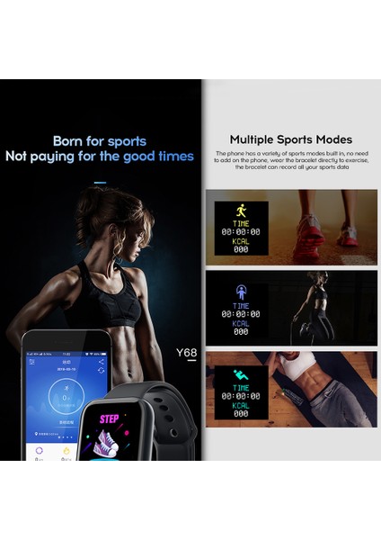 Huawei Android / Ios Uyumlu Akıllı Bileklik (Yurt Dışından)