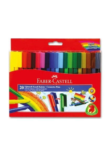 Faber Castell Eğlenceli Keçeli Kalem 20’li