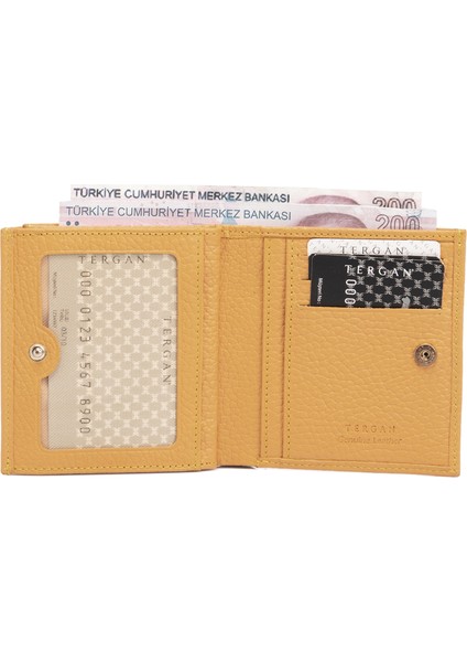 Sarı Deri Kadın Cüzdan 05627H28