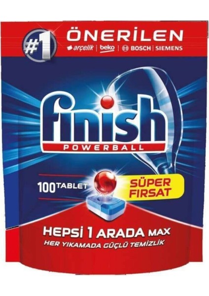 Powerball Bulaşık Tableti 100'LÜ