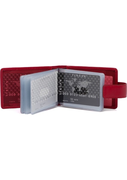 Kırmızı Deri Unisex Kredi Kartlık 01512C71 fiyatları