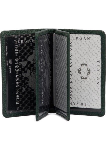 Yeşil Hakiki Deri Unisex Kredi Kartlık - S1KK00001601-I5T fiyatları