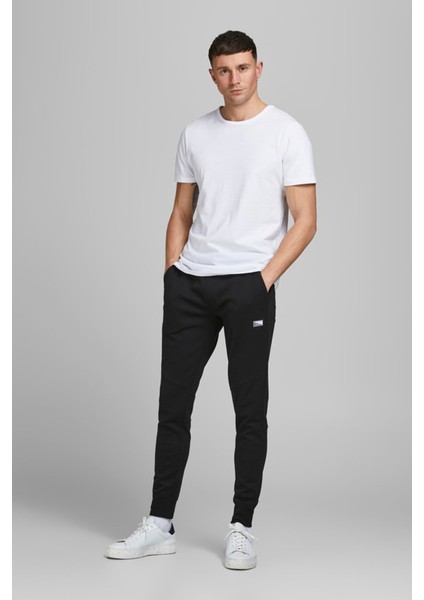 Jack & Jones Jpstwıll Jjaır Sweat Pants Noos Bex Siyah Erkek Eşofman 12184970-Black