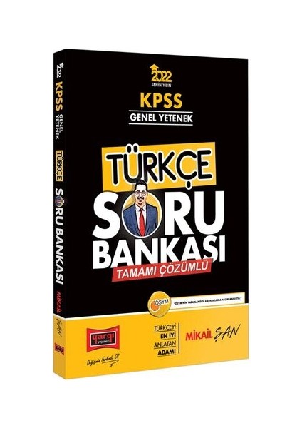 KPSS 2022 Genel Yetenek Tamamı Çözümlü Türkçe Soru Bankası