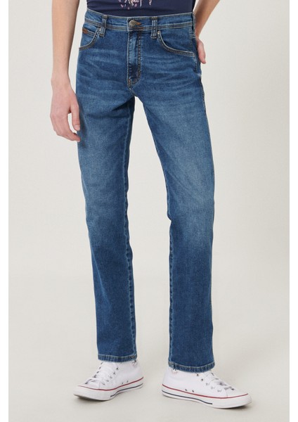 Erkek Arizona Koyu Mavi Straight Fit Normal Bel Düz Paça Esnek Jean Pantolon fırsatları