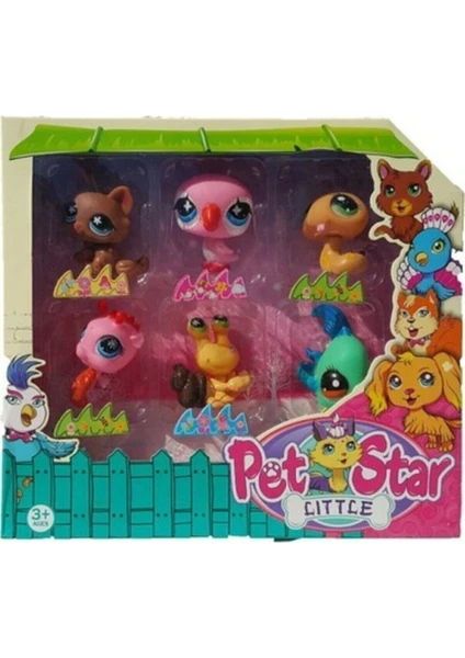 Littlest Pet Shop Neşeli Minişler 6'lı V2