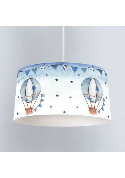 Çocuk Odası Dijital Baskılı Dekoratif Sarkıt Avize Model 016