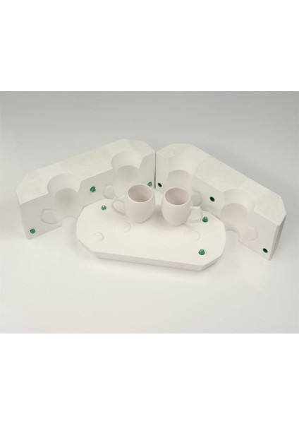 Sema Kahve Fincanı Ikili Batarya Alçı Kalıp modelleri