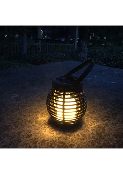 Kafes Masa Lambası Açık Dokuma Rattan Basket Lambası Güneş Alev Lambası Asma 51 Led'ler (Yurt Dışından) fırsatları