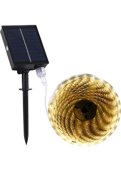TYN002 5m 150 Led'ler Güneş Enerjili Bahçe Dekorasyon LED Işık Şeridi (Sıcak Beyaz) (Yurt Dışından) fiyatları