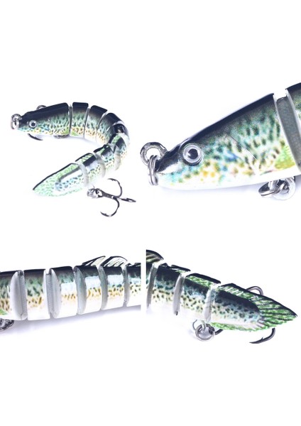 Çok Segment Balık Yemi Sahte Balık Yemi Luya Loach Yemi (9 14CM 21.4 Gram) (Yurt Dışından) modelleri