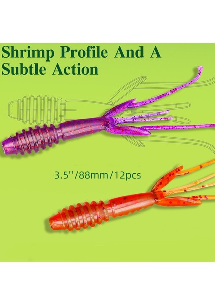 2 Çanta Fishy Lure 88MM / 2.2g (12PCS / Bag) (SL-2006-F) (Yurt Dışından) fırsatları