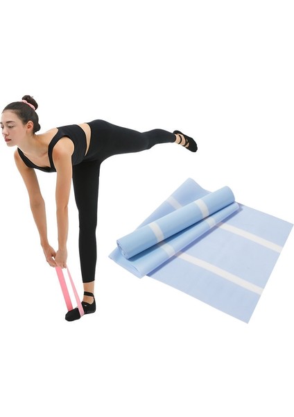3 Pcs Yoga Band Şartname: 2000X150X0.35MM (Iki Renkli Mavi) (Yurt Dışından) modelleri