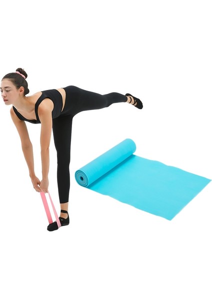 3 Pcs Yoga Band Şartname: 2000X150X0.35MM (Saf Mavi) (Yurt Dışından) modelleri