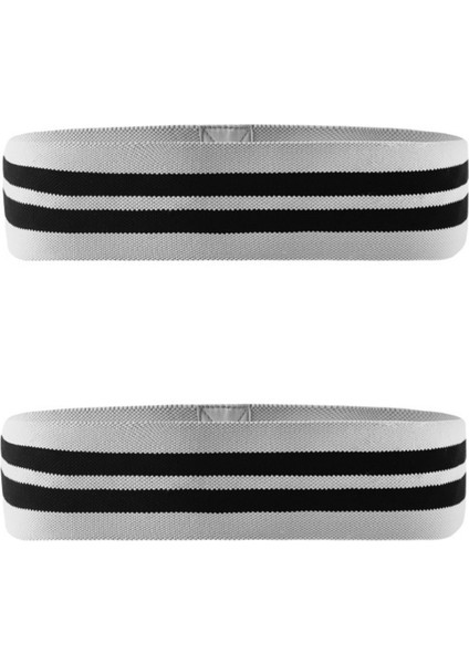 2 Adet Çömelme Yoga Direnç Bandı 86 x 8 cm (Gri) (Yurt Dışından)