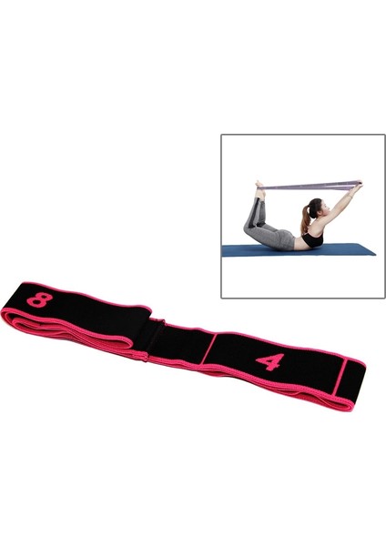 8 Kafes Yoga Streç Bant Dans Elastik Bant Direnç Bandı (Roseate) (Yurt Dışından) modelleri