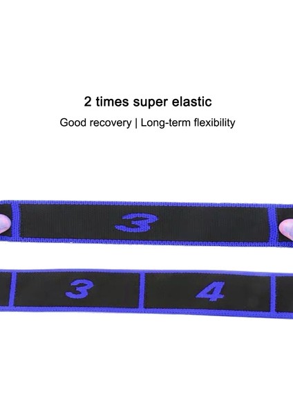 8 Kafes Yoga Streç Bant Dans Elastik Bant Direnç Bandı (Mavi) (Yurt Dışından) fırsatları
