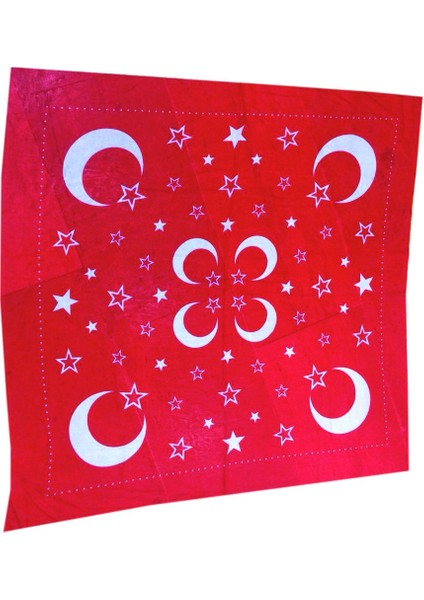 Ay Yıldızlı Bandana Asker Şalı Kına Gecesi Düğün Şalı