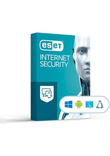 ESET Internet Security 1 Cihaz, 3 yıl - Dijital Kod (ESET Türkiye Garantili)