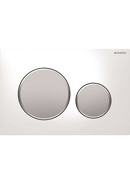 SIGMA20 115.882.KL.1 Kumanda Kapağı,Çift Basmalı,beyaz/mat/mat