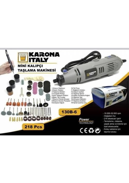 130B-6 Mini Kalıpçı Taşlama