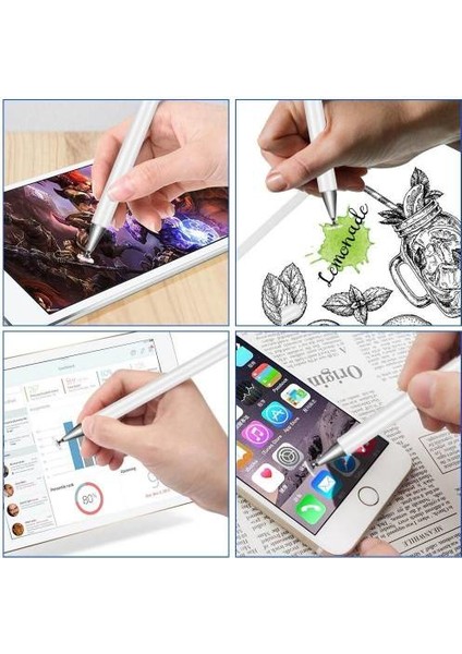 Universal iPad Stylus Dokunmatik Tablet Kalem - Eldiven - Yedek Uç