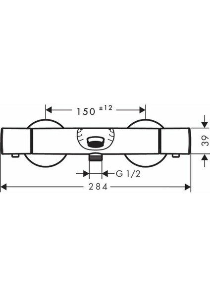 Ecostat Termostatik Banyo Bataryası 13123000