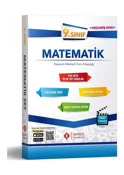 Sonuç Yayınları  9.Sınıf Matematik Seti