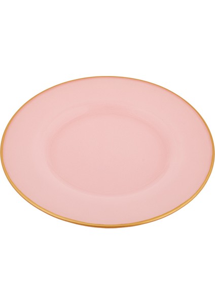 Retro New Pembe 6 Kişilik Pasta Takımı