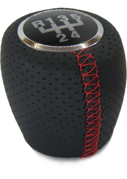 Opr Chevrolet Cruze Deri Vites Topuzu (5 Ileri-Kırmızı Dikişli)