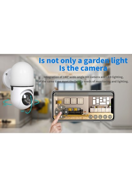 Duvar Lambası Wifi Kamera (Yurt Dışından)
