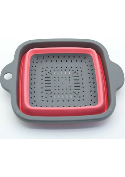 Yemek Hazırlık Süzgeci Akordiyon Kare 22 * 18 cm