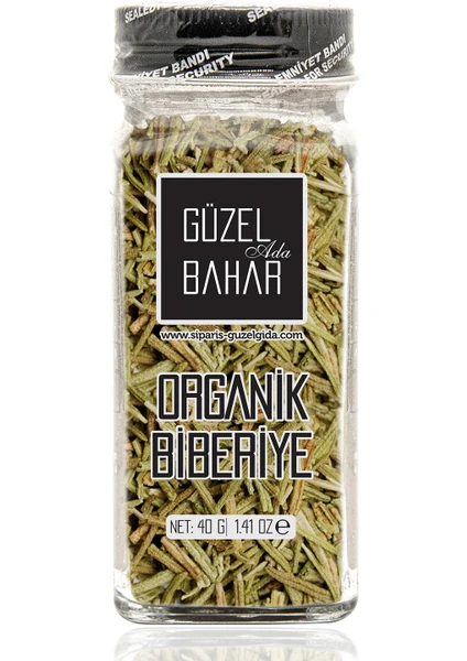 Güzel Ada Gıda Organik Biberiye 40 gr