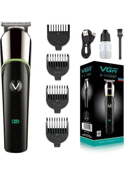 Sakal Tıraş Makinesi Şarjlı Profesyonel Vgr V-191
