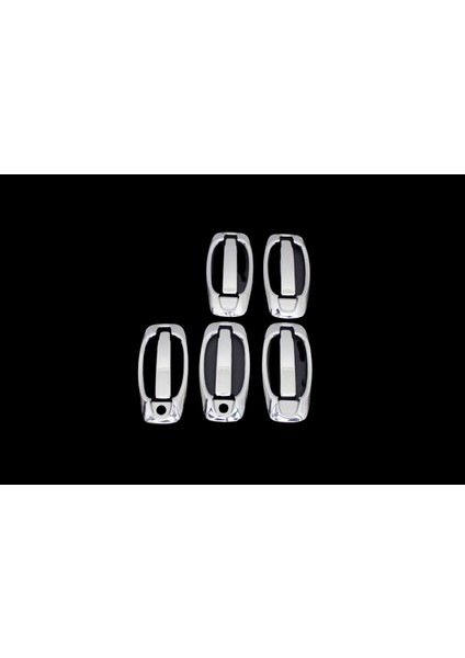 Citroen Nemo Krom Kapı Kolu 5 Kapı 10 Parça Çerçeveli Set