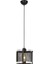 AV-60336-1K-BSY Siyah Boyalı Modern Avize E27 Metal 28cm 1