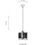AV-60336-1K-BSY Siyah Boyalı Modern Avize E27 Metal 28cm 2