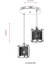 AV-60336-2K-BSY Siyah Boyalı Modern Avize E27 Metal 35cm 2