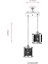 AV-60336-2S-BSY Siyah Boyalı Modern Avize E27 Metal 35cm 2
