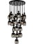 AV-60313-19BSY Siyah Boyalı Modern Avize E27 Metal 50cm 1
